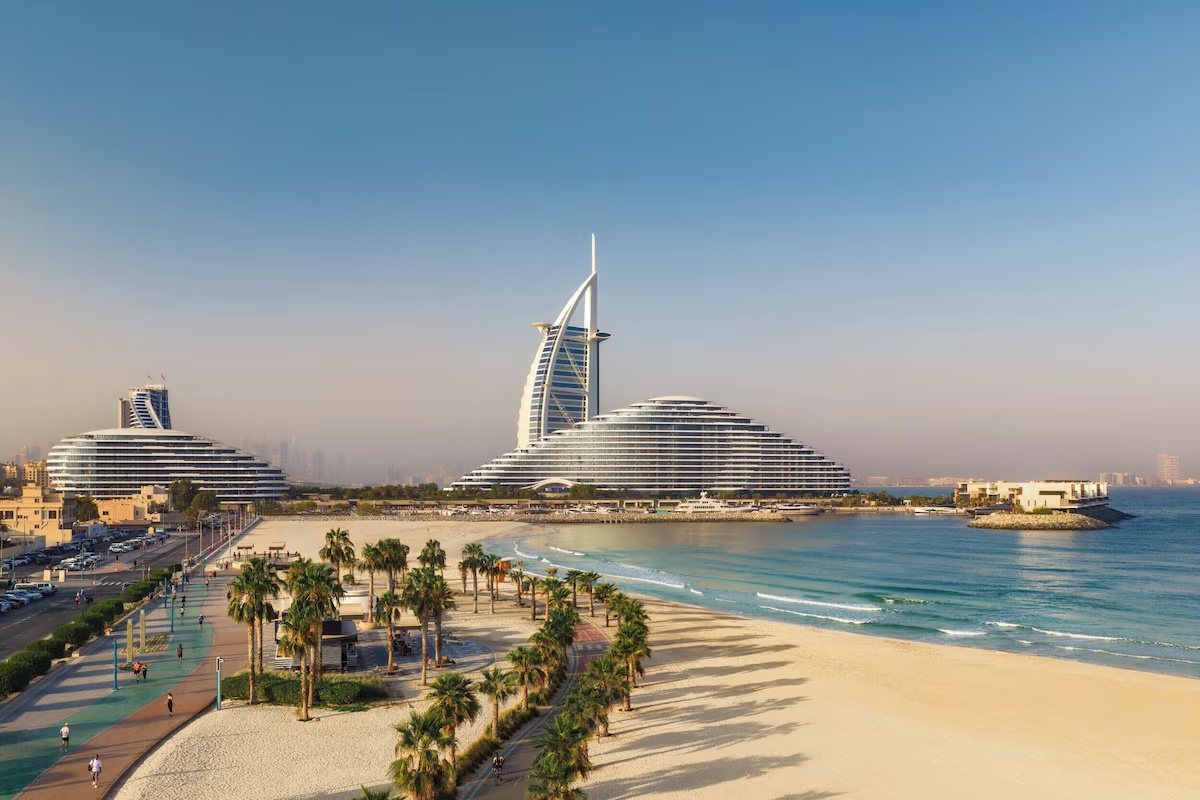 Jumeirah Marsa Al Arab luxury beachfront hotel in Dubai